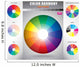 Color harmony / Color wheel with shade of colors Wall Mural