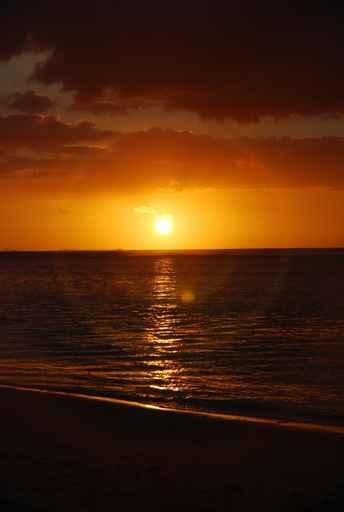 Sunset Beach Mauritius Flic Wall Decal Design 2
