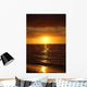 Sunset Beach Mauritius Flic Wall Decal Design 1