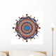 Radial geometric pattern Wall Decal