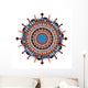 Radial geometric pattern Wall Decal