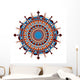 Radial geometric pattern Wall Decal