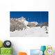 Skiing slope Wall Mural