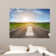 Road with arrow 
