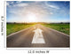 Road with arrow 
