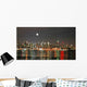 Manhattan Skyline Christmas Eve Wall Decal Design 1