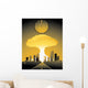 doomsday, with a nuclear bomb going off in a city Wall Mural