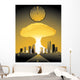 doomsday, with a nuclear bomb going off in a city Wall Mural