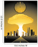 doomsday, with a nuclear bomb going off in a city Wall Mural