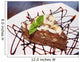 Chocolate Pie with Nuts Wall Mural