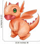 Cartoon Illustration of a Little Dragon 