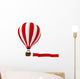 3d Colorful Hot Air Balloon Wall Decal