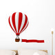 3d Colorful Hot Air Balloon Wall Decal