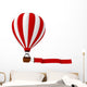 3d Colorful Hot Air Balloon Wall Decal