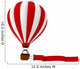 3d Colorful Hot Air Balloon Wall Decal