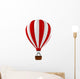 3d Colorful Hot Air Balloon Wall Decal