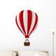 3d Colorful Hot Air Balloon Wall Decal