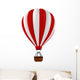 3d Colorful Hot Air Balloon Wall Decal
