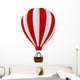 3d Colorful Hot Air Balloon Wall Decal