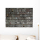 Typography Wall Mural