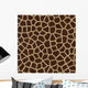 Giraffe Fur Seamless Texture Wall Decal