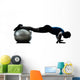 Man Exercising Workout Fitness Ball Posture 