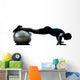 Man Exercising Workout Fitness Ball Posture 