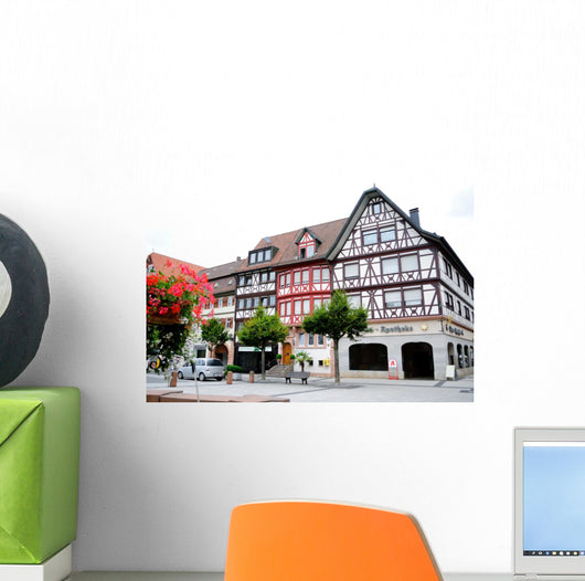 The streets of Tauberbischofsheim Wall Mural