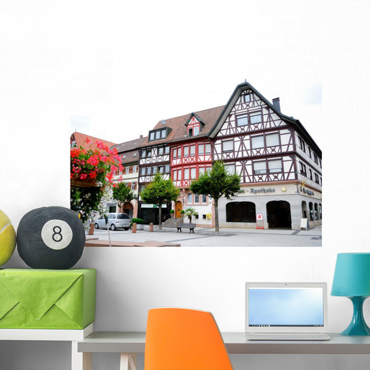 The streets of Tauberbischofsheim Wall Mural