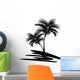 palm tree silhouette Wall Decal