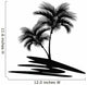palm tree silhouette Wall Decal