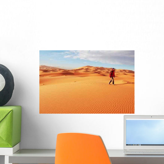 Man Observer Sand Desert Wall Decal Design 3