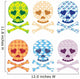 Skull Fashion Icon Set Wall Decal