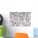 white pebbles stones background 