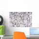 white pebbles stones background 