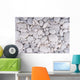 white pebbles stones background 