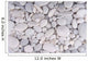 white pebbles stones background 