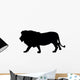 Lion Silhouette Wall Decal
