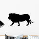 Lion Silhouette Wall Decal
