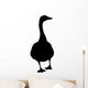 Goose silhouette Wall Decal