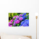 Hydrangeas in a Garden Wall Mural