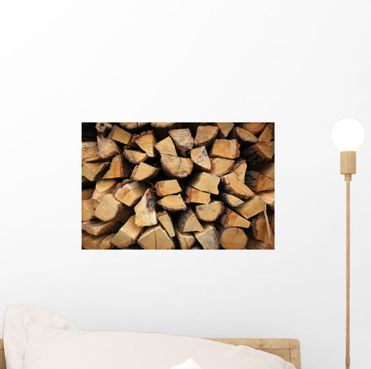 Firewood Background Wall Mural