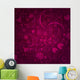 Vintage floral background Wall Mural
