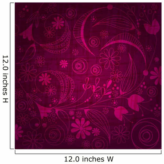 Vintage floral background Wall Mural
