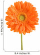 orange flower Wall Decal