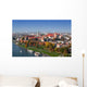 Krakow Skyline with Wawel Wall Decal