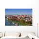 Krakow Skyline with Wawel Wall Decal