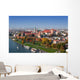 Krakow Skyline with Wawel Wall Decal