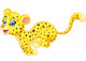 Cheetah Running Wall Decal