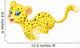 Cheetah Running Wall Decal